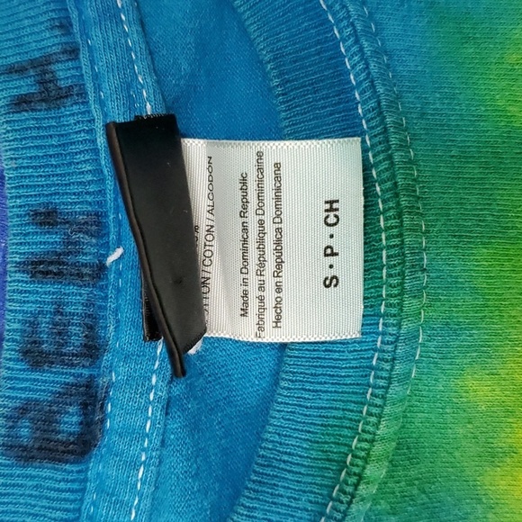 Y2K Santa Cruz Skateboards Speed Wheels Screaming Hand Vibrant Tie-Dye Mens Sm - Picture 16 of 16